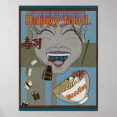 Happy Food Poster (Voorkant)