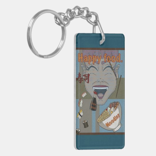 Happy Food Sleutelhanger (Voorkant Links)