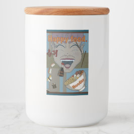 Happy Food Voedselcontainer Etiket