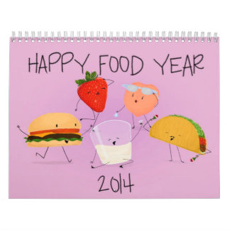 Happy Food Year 2014 Kalender