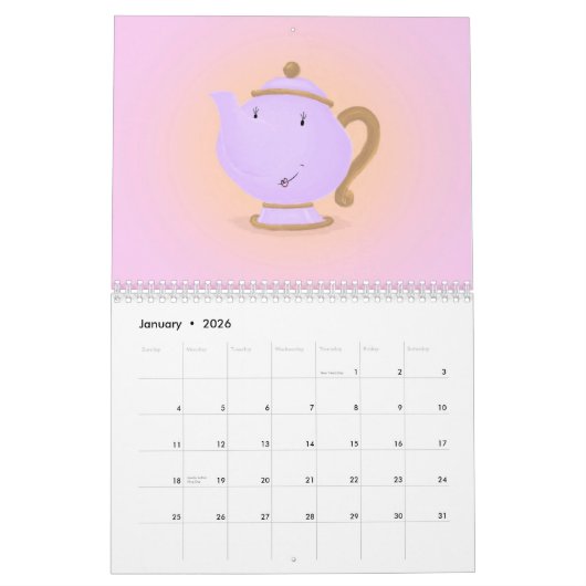 Happy Food Year 2014 Kalender (Jan 2026)