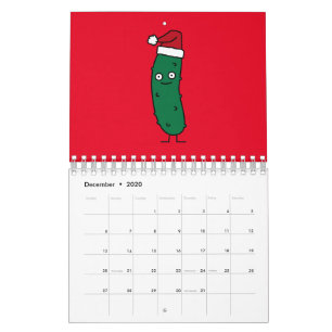 Happy Foods Design Cute Schattige grappige vruchte Kalender