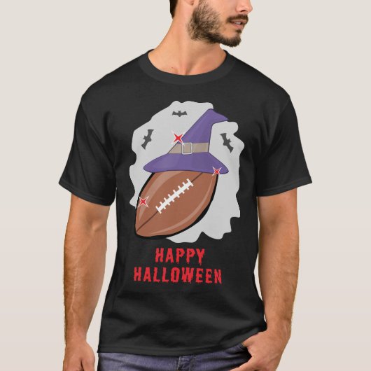 Happy Football Halloween - Grappig T-shirt (Voorkant)