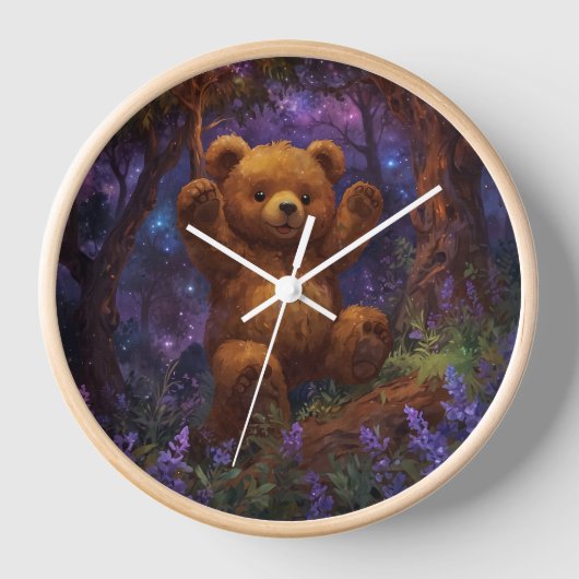 Happy Forest Teddy Bear Art (Voorkant)