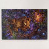 Happy Forest Teddy Bear Art Legpuzzel (Horizontaal)