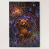 Happy Forest Teddy Bear Art Legpuzzel (Verticaal)