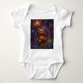Happy Forest Teddy Bear Art Romper