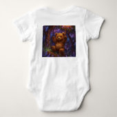 Happy Forest Teddy Bear Art Romper (Achterkant)