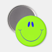HAPPY FOREVER2 SMILEY FACE CARTOON EXPRESSIES MAGNEET (Voorkant / Achterkant)