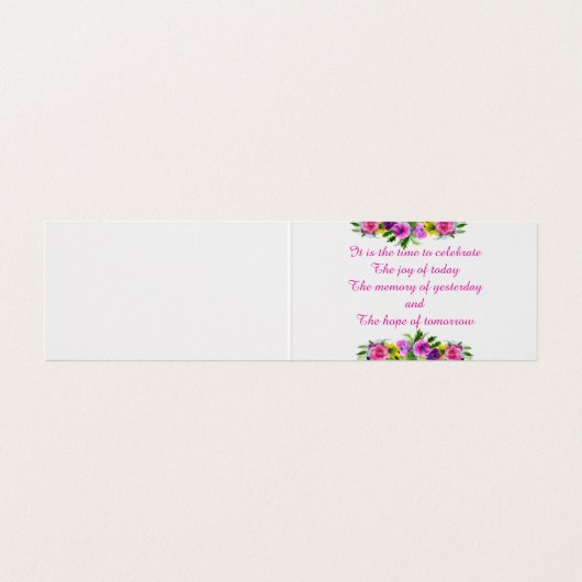 Happy Founder's Day Folding Kaart (Binnenkant ongevouwen)