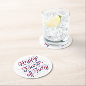 Happy Fourth (4e) of Juli Paper Onderzetters (Insitu)