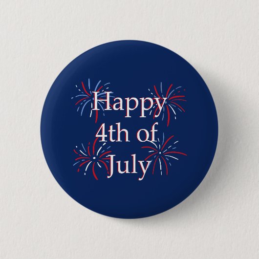 Happy Fourth Button (Voorkant)