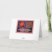 Happy Fourth of Juli Family Photo Card Kaart (Achterkant)