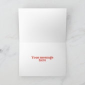 Happy Fourth of Juli Family Photo Card Kaart (Binnen)