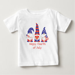 Happy Fourth of Juli Gnome Red White Blue