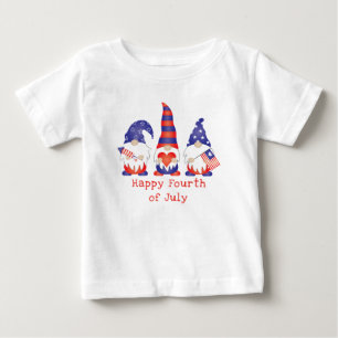Happy Fourth of Juli Gnome Red White Blue