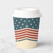 Happy Fourth of Juli Paper Cup Papieren Bekers (Rechts)