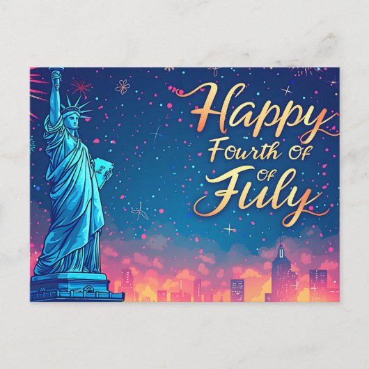 Happy Fourth of July Briefkaart (Voorkant)