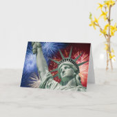 Happy Fourth of July Vuurwerk Kaart (Gele Bloem)