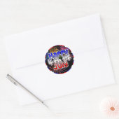 Happy Fourth of July Vuurwerk Stickers (Envelop)