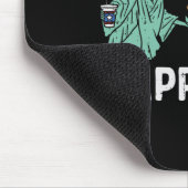 Happy Fourth Statue of Liberty oom Sam Funny 4th Muismat (Hoek)