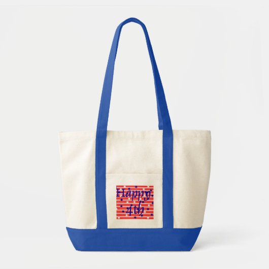 Happy Fourth Tote Bag (Voorkant)