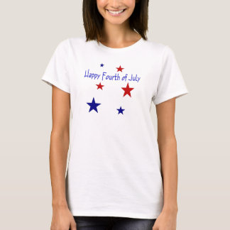 Happy Fouth of Juli Stars T-shirt
