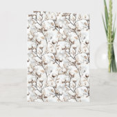 Happy Fox Cloud Snow Christmas Kaart (Achterkant)