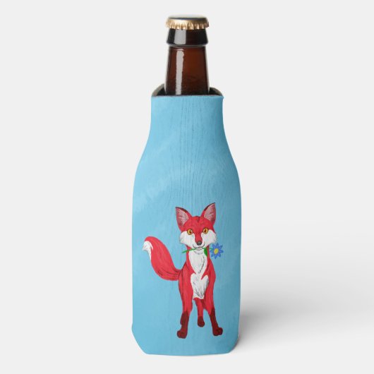 Happy Fox Flesjeskoeler (Fles Voorkant)