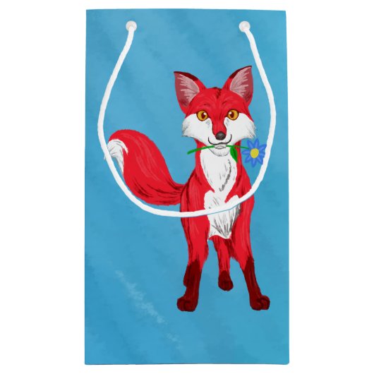 Happy Fox Klein Cadeauzakje (Achterkant)