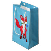 Happy Fox Klein Cadeauzakje (Voorkant Gekanteld)