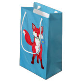 Happy Fox Klein Cadeauzakje (Achterkant Gekanteld)