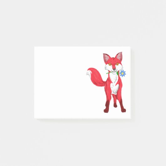 Happy Fox Post-it® Notes (Voorkant)