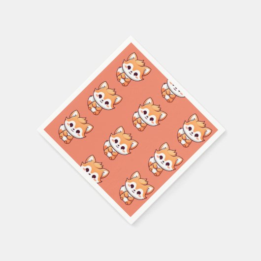 Happy Fox servetten (Hoek)