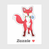 Happy Fox Sticker (Vel)