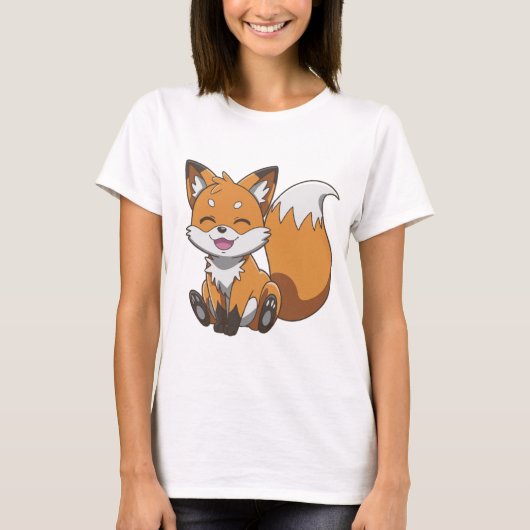 Happy Fox T-shirt (Voorkant)