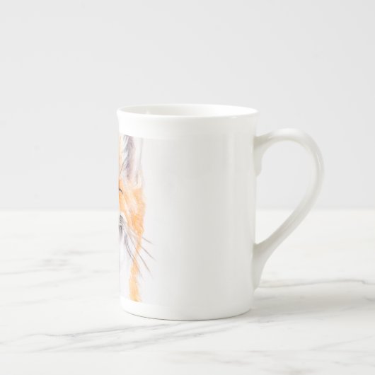 Happy Foxy Porselein Kop (Rechts)