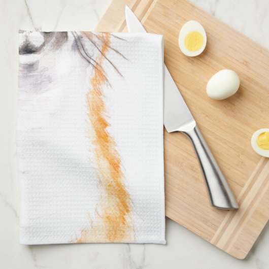 Happy Foxy Theedoek (Quarter Fold)