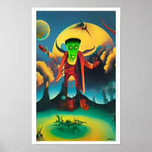 Happy Frankenstein Day Poster