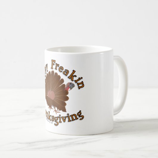 "Happy Freakin Thanksgiving" - mok (Voorkant rechts)