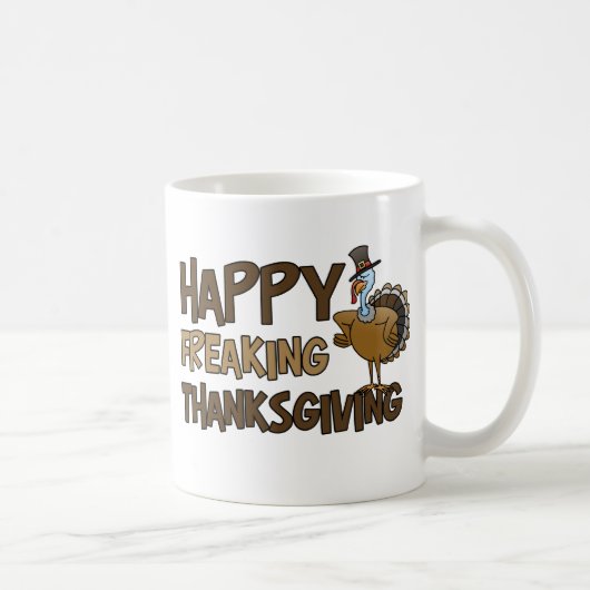 Happy Freaking Thanksgiving Koffiemok (Rechts)