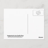 Happy Free range ex-batterijkippen Briefkaart (Achterkant)