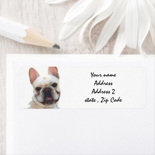 Happy French Bulldog Etiket (Insitu)