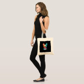 Happy French Bulldog Smiling Face Tote Bag (Voorkant (model))