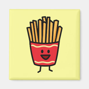 Happy French Fries Magneet