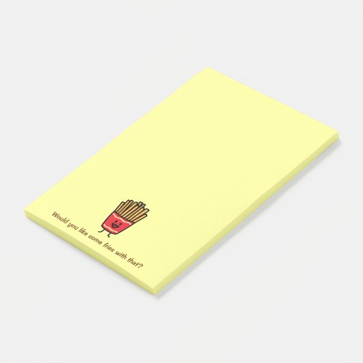 Happy French Fries Post-it® Notes (Schuin)