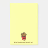 Happy French Fries Post-it® Notes (Voorkant)