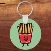 Happy French Fries Sleutelhanger (Voorkant)