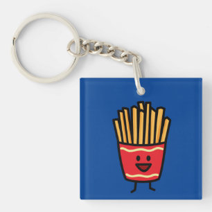 Happy French Fries Sleutelhanger