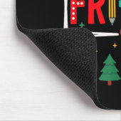 Happy Fri-yay Christmas Teacher Festive Holiday Sc Muismat (Hoek)